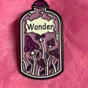 Purple Enamel 'Wonder' Brooch
